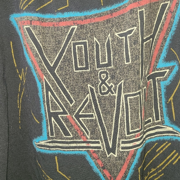 PacSun Sheer Vintage Graphic Tank Mesh - Picture 1 of 3